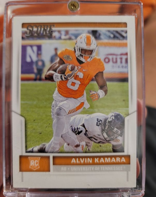 2017 Panini Score #375 Alvin Kamara Rookie — front