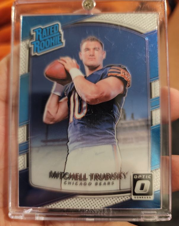 2017 Donruss Optic #178 Mitchell Trubisky Rated Rookie — front