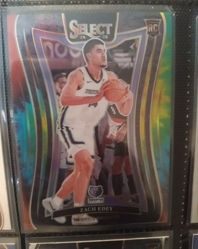 2024-25 Panini Select #391 Zach Edey Mezzanine Level Rookie — front