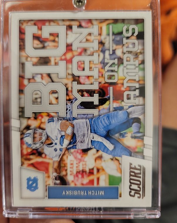 2017 Panini Score #2 Mitch Trubisky Big Man on Campus — front