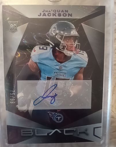 2024 Panini Black #152 Jha'Quan Jackson — front