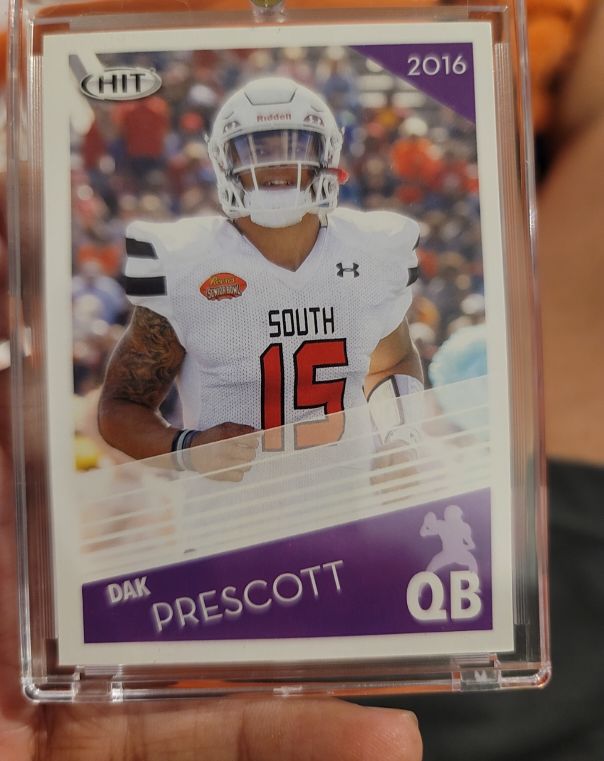 2016 SAGE Hit #120 Dak Prescott Rookie Card — front