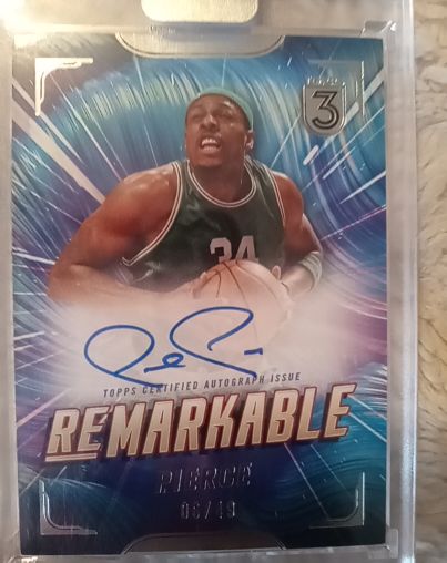 2023-24 Topps 3 Basketball #RM-PP Paul Pierce Remarkable Auto — front