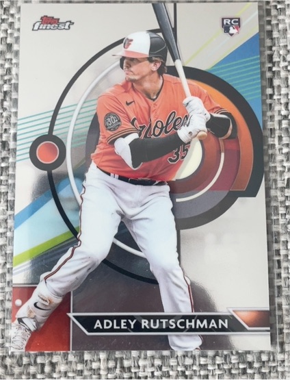 2023 Topps Finest #22 Adley Rutschman Rookie Card — front
