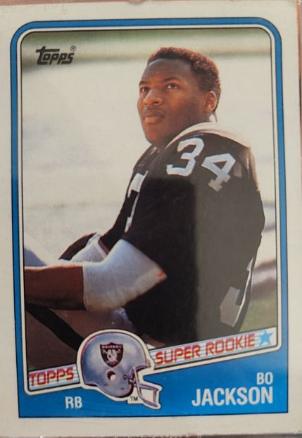 1988 Topps #327 Bo Jackson — front
