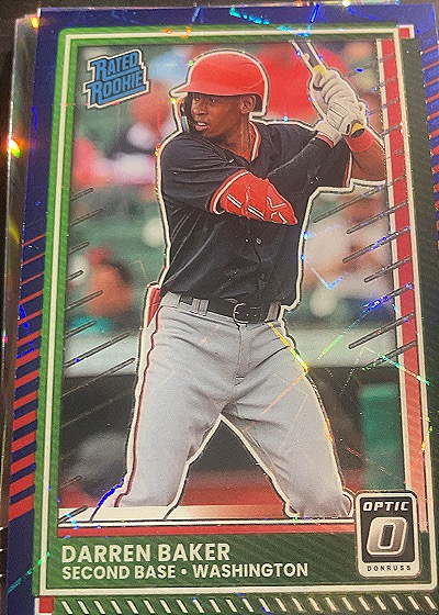 2025 Donruss Optic #43 Darren Baker — front