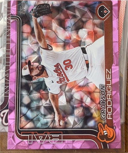 2025 Topps #505 Grayson Rodriguez Baltimore Orioles — front