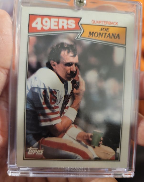 1987 Topps #112 Joe Montana — front