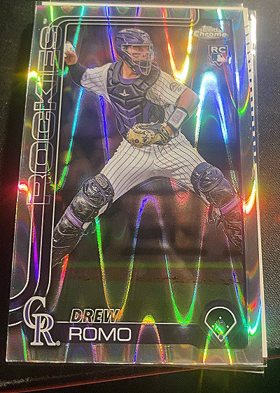 2025 Topps Chrome #124 Drew Romo — front
