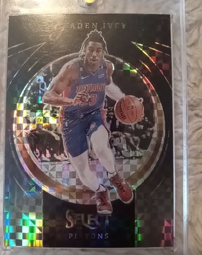 2023 Panini Select Baden Ivey Detroit Pistons — front