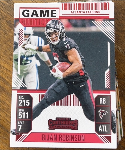 2024 Panini Contenders #6 Bijan Robinson — front