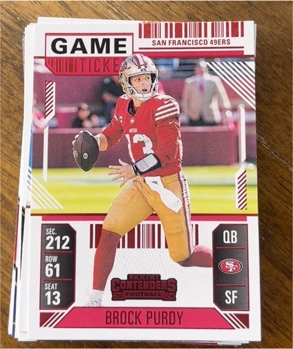 2024 Panini Contenders #88 Brock Purdy — front