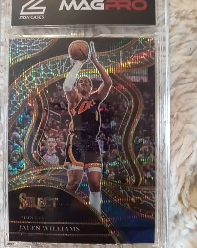 2023-24 Panini Select #209 Jalen Williams Courtside Elephant Prizm SSP — front