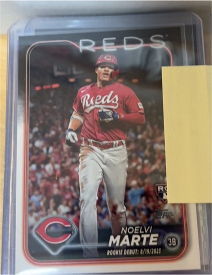 2024 Topps Update #US187 Noelvi Marte — front