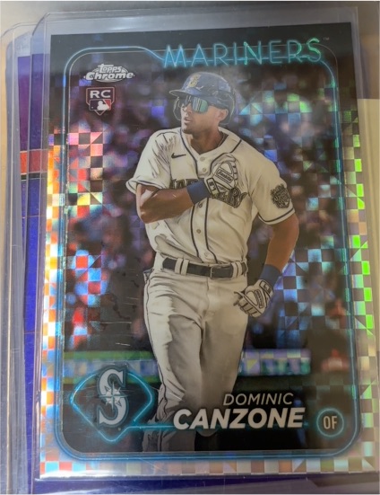 2024 Topps Chrome #133 Dominic Canzone — front