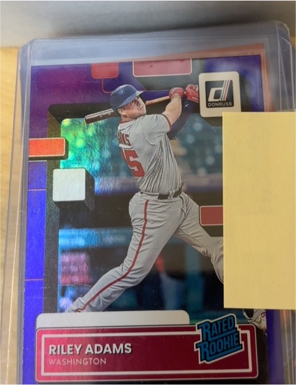 2022 Donruss #75 Riley Adams — front