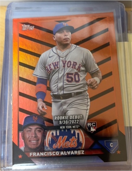 2023 Topps Update #US255 Francisco Alvarez — front