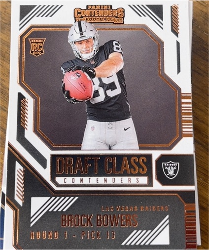 2024 Panini Contenders Draft Class #7 Brock Bowers — front