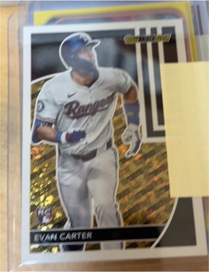 2024 Topps Update Black Gold #BG-14 Evan Carter — front