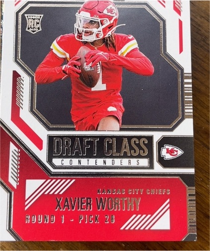 2024 Panini Contenders Draft Class Contenders #6 Xavier Worthy — front