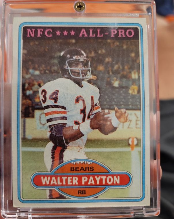 1980 Topps #160 Walter Payton — front