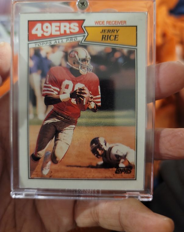 1987 Topps #115 Jerry Rice — front