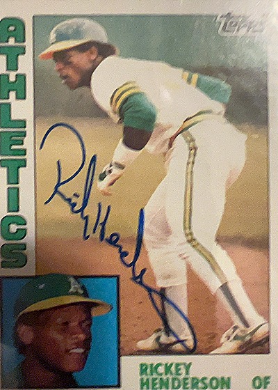 1984 Topps #230 Rickey Henderson — front