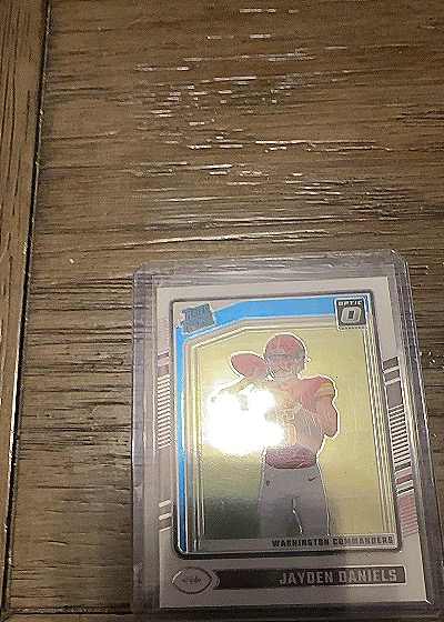 2024 Panini Donruss Optic Jayden Daniels Rookie Card — front
