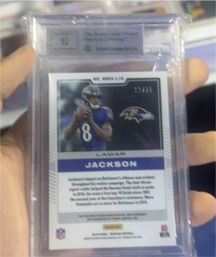 2023 Panini Prizm #MNHK-1-JA Lamar Jackson — front