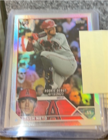 2023 Topps Chrome Update #USC95 Zach Neto — front