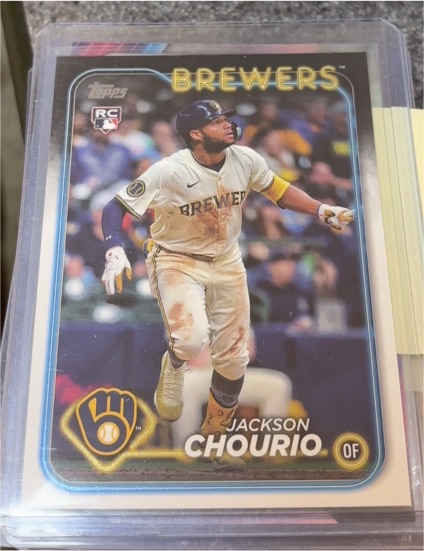 2024 Topps Update #US240 Jackson Chourio — front