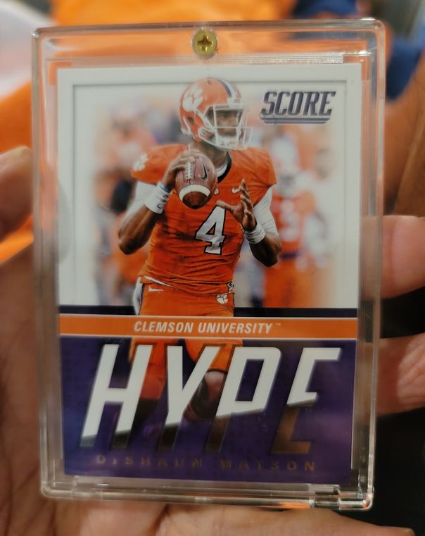 2017 Panini Score #13 Deshaun Watson Hype — front