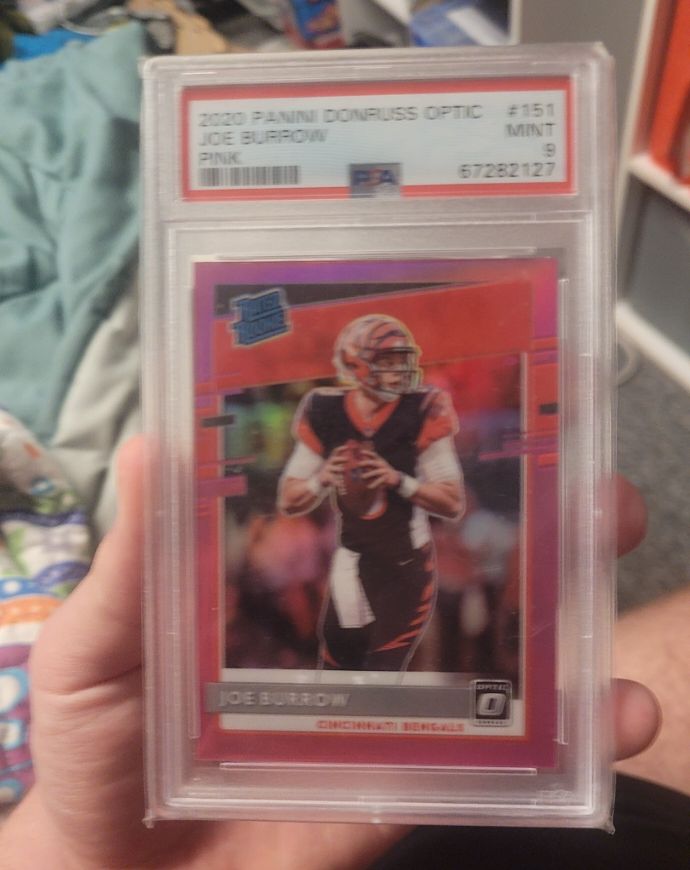 2020 Panini Donruss Optic #151 Joe Burrow Pink — front