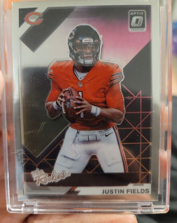 2021 Panini Donruss Optic The Rookies #TR-4 Justin Fields — front