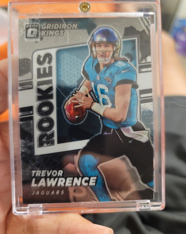 2021 Panini Donruss Optic #RGK-1 Trevor Lawrence Rookie Gridiron Kings — front