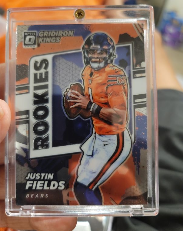 2021 Donruss Optic #RGK-4 Justin Fields Rookie Gridiron Kings — front