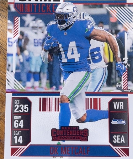 2024 Panini Contenders #91 DK Metcalf — front