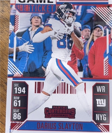 2024 Panini Contenders Season Ticket #75 Darius Slayton — front
