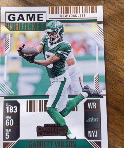 2024 Panini Contenders Season Ticket #77 Garrett Wilson — front