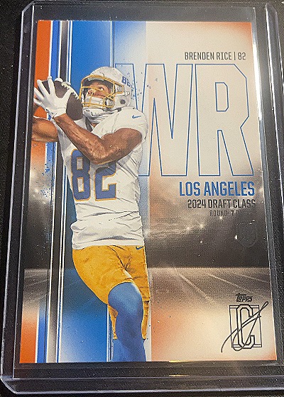 2024 Topps Signature Class #137 Brenden Rice — front