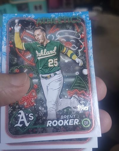 2024 Topps Holiday #H41 Brent Rooker — front