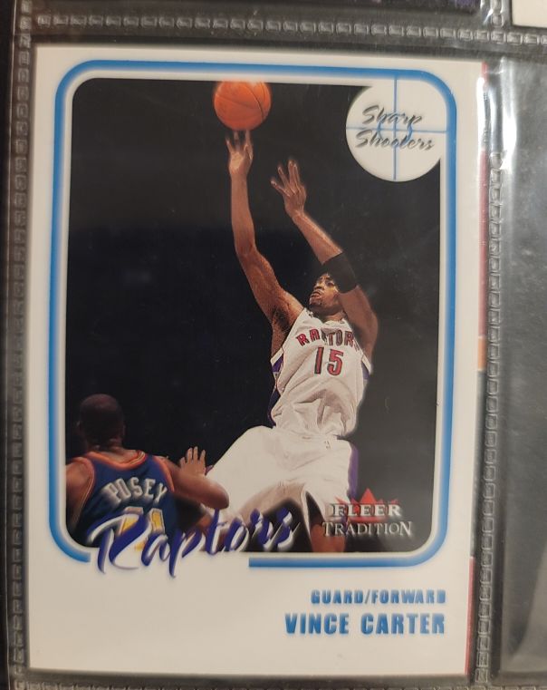 2000 Fleer Tradition #1 SS Vince Carter — front