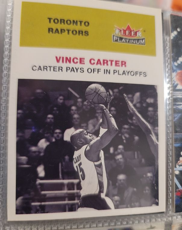 2001-02 Fleer Platinum #201 Vince Carter — front