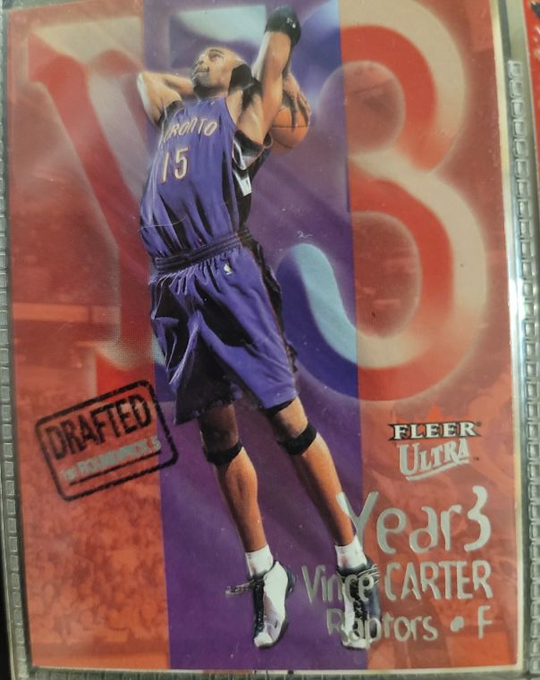 2000-01 Fleer Ultra Year 3 #9 YT Vince Carter — front