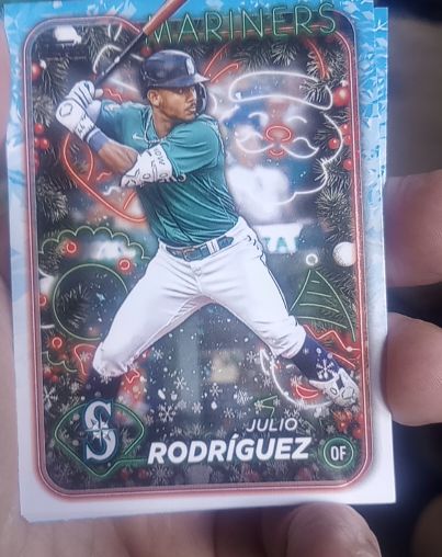 2024 Topps Holiday #H153 Julio Rodriguez — front