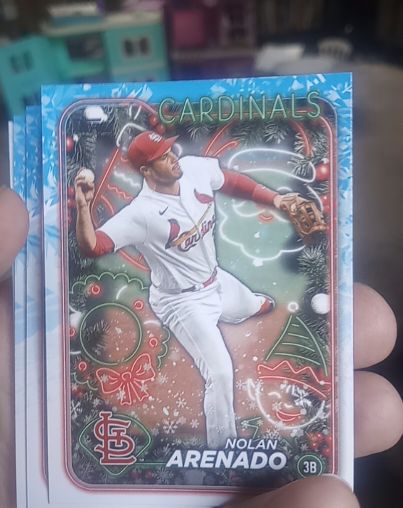 2024 Topps Holiday #H139 Nolan Arenado — front