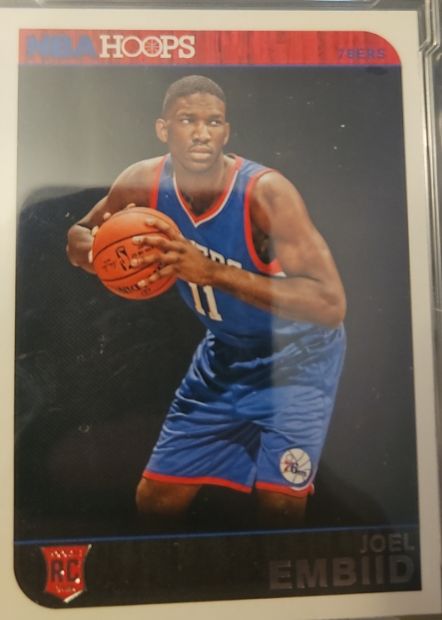 2014-15 Panini NBA Hoops #263 Joel Embiid Rookie — front