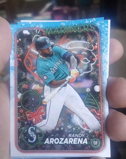 2024 Topps Holiday #H138 Randy Arozarena — front