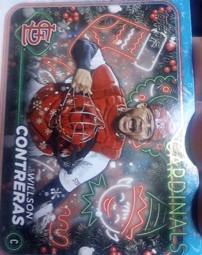 2024 Topps Holiday #H81 Willson Contreras — front