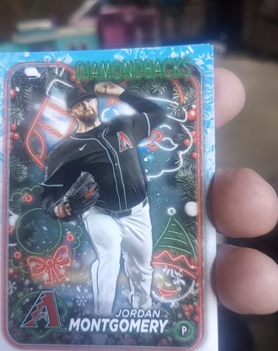 2024 Topps Holiday #H152 Jordan Montgomery — front